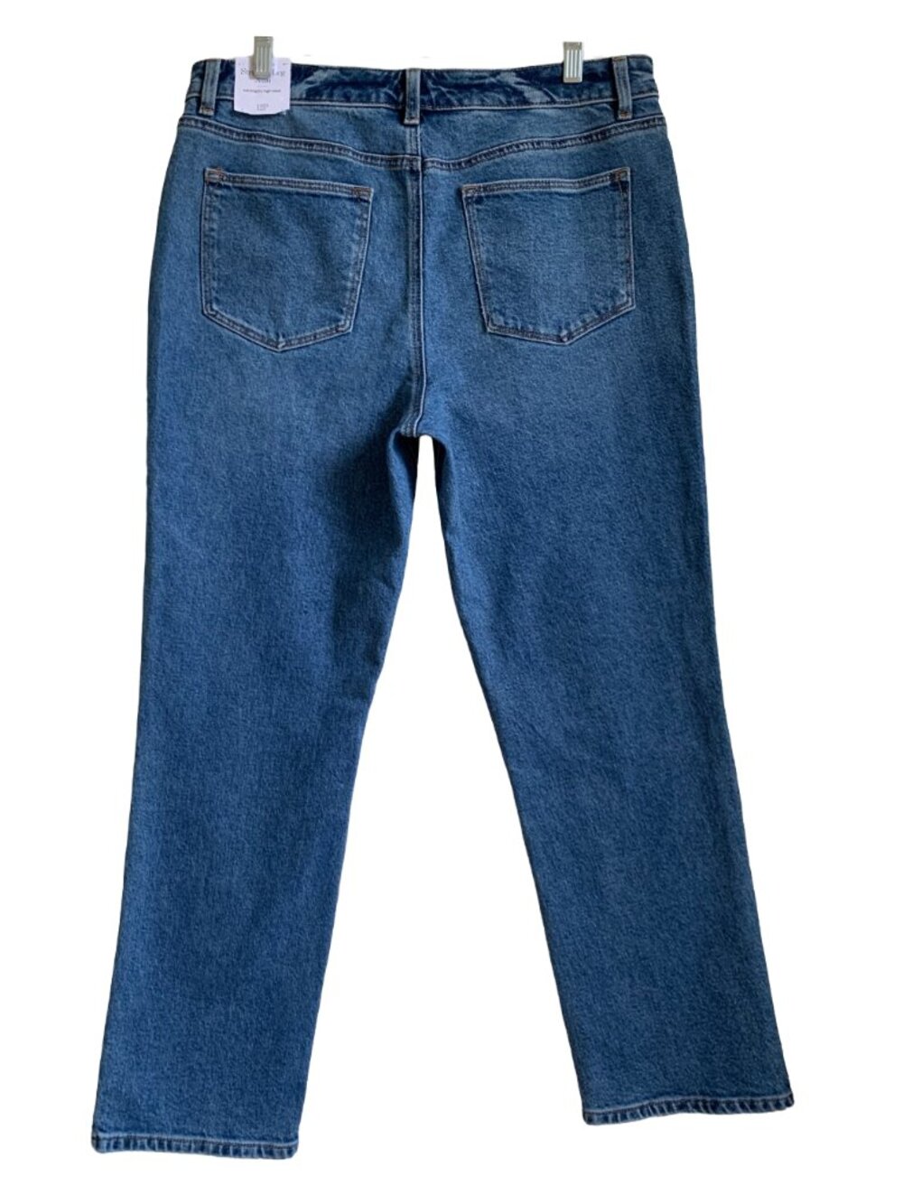 NWT TALBOTS Ivy Embroidery Wash Straight Leg Jeans Sz 12 Petite - Picture 5 of 8